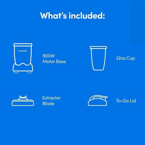 NEW Nutribullet PRO Supercharged Nutrient Extractor Blender (900W)- Indigo - Picture 10 of 10